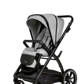 MUUVO Kočík kombinovaný Trick set 2v1 Steel grey + KIDDY Evoluna i-size 2 + základňa