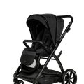 MUUVO Kočík kombinovaný Trick set 2v1 Jet black + KIDDY Evoluna i-size 2 + základňa