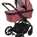 MUUVO Kočík kombinovaný Slick 2.0 set 2v1 Pure pink + KIDDY Evoluna i-size 2 + základňa