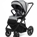 MUUVO Kočík kombinovaný Slick 2.0 set 2v1 Light grey + KIDDY Evoluna i-size 2 + základňa