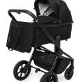 MUUVO Kočík kombinovaný Quick SE 2 Chromium black set 2v1 + KIDDY Evoluna i-size 2 + základňa