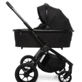 MUUVO Kočík kombinovaný Quick SE 2 Chromium black set 2v1 + KIDDY Evoluna i-size 2 + základňa