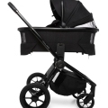 MUUVO Kočík kombinovaný Quick SE 2 Chromium black set 2v1 + KIDDY Evoluna i-size 2 + základňa