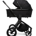 MUUVO Kočík kombinovaný Quick SE 2 Chromium black set 2v1 + KIDDY Evoluna i-size 2 + základňa