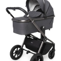 MUUVO Kočík kombinovaný Quick SE 2 Diamond graphite set 2v1 + KIDDY Evoluna i-size 2 + základňa