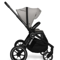 MUUVO Kočík kombinovaný Quick 4.0 Steel grey set 2v1 + KIDDY Evoluna i-size 2 + základňa