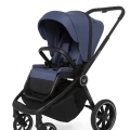 MUUVO Kočík kombinovaný Quick 4.0 Azure blue set 2v1 + KIDDY Evoluna i-size 2 + základňa