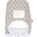 MOTHERHOOD Vak spací s nohavicami a vreckom Beige Classics 1-1,5r 2 tog