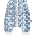 MOTHERHOOD Vak spací mušelínový s nohavicami Blue Classics 12-18m 0,5 tog