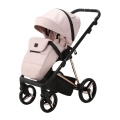 ADAMEX Kočík kombinovaný Quantum Special Edition Pink/Rosegold + KIDDY Evoluna i-size 2 +základňa