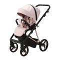 ADAMEX Kočík kombinovaný Quantum Special Edition Pink/Rosegold + KIDDY Evoluna i-size 2 +základňa