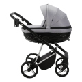 ADAMEX Kočík kombinovaný Quantum Special Edition Grey/Silver + KIDDY Evoluna i-size 2 + základňa