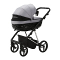 ADAMEX Kočík kombinovaný Quantum Special Edition Grey/Silver + KIDDY Evoluna i-size 2 + základňa