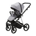 ADAMEX Kočík kombinovaný Quantum Special Edition Grey/Silver + KIDDY Evoluna i-size 2 + základňa