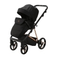 ADAMEX Kočík kombinovaný Quantum Special Edition Black/Rosegold + KIDDY Evoluna i-size 2,základňa