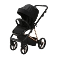 ADAMEX Kočík kombinovaný Quantum Special Edition Black/Rosegold + KIDDY Evoluna i-size 2,základňa