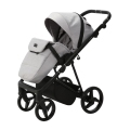 ADAMEX Kočík kombinovaný Blanc Standard Grey + KIDDY Evoluna i-size 2 + základňa