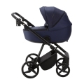 ADAMEX Kočík kombinovaný Blanc Standard Blue + KIDDY Evoluna i-size 2 + základňa