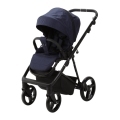 ADAMEX Kočík kombinovaný Blanc Standard Blue + KIDDY Evoluna i-size 2 + základňa