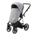 ADAMEX Kočík kombinovaný Belissa Special Edition Grey/Silver + KIDDY Evoluna i-size 2 + základňa