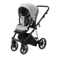 ADAMEX Kočík kombinovaný Belissa Special Edition Grey/Silver + KIDDY Evoluna i-size 2 + základňa