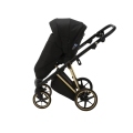 ADAMEX Kočík kombinovaný Belissa Special Edition Black/Gold + KIDDY Evoluna i-size 2 + základňa