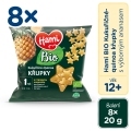 8x HAMI BIO Chrumky kukuričné-quinoa s výborným ananásom 20 g, 12+