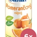 6x SUNAR Nápoj rozpustný pomarančový 200 g