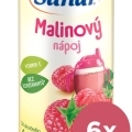 6x SUNAR Nápoj rozpustný malinový 200 g