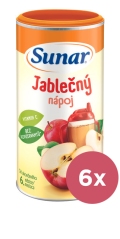 6x SUNAR Nápoj rozpustný jablčný 200 g