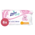 6x LINTEO Baby vlhčené ubrousky Soft & Cream 24 ks