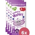 6x KIDDYLICIOUS Oplátky čučoriedkové mini 4x 4 g