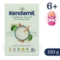 6x KENDAMIL Kaša mliečna s brokolicami, karfiolom a paradajkami (150 g), 6m+