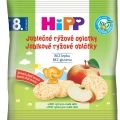 6x HIPP BIO Oblátky detské ryžové jablkové 30g