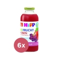 6x HiPP BIO Jablko a červené hrozno + železo od 6. mesiaca, 500 ml