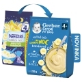 6x GERBER Kaša mliečna cereal banánová Dobrú noc 230 g