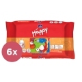 6x BELLA HAPPY BABY Vlhčené obrúsky s vitamínom E 64 ks