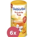 6x BEBIVITA Ovocný čaj - instantný 200 g