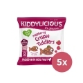 5x KIDDYLICIOUS Chrumkavé malinové rybičky