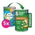 5x GERBER Organic chrumky banánové 35 g