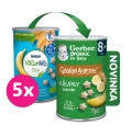 5x GERBER Organic chrumky banánové 35 g