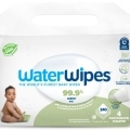 4x WATERWIPES Obrúsky vlhčené bez obsahu plastov Soapberry 60 ks (240 ks)