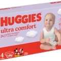 4x HUGGIES® Plienky jednorázové Ultra Comfort Mega 4 (7-18 kg) 66 ks