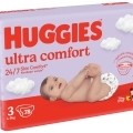 4x HUGGIES® Plienky jednorázové Ultra Comfort Mega 3 (4-9 kg) 78 ks