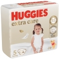 4x HUGGIES® Plienky jednorázové Extra Care 5 (12-17 kg) 28 ks