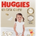 4x HUGGIES® Plienky jednorázové Extra Care 5 (12-17 kg) 28 ks