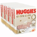 4x HUGGIES® Plienky jednorázové Extra Care 2 (3-6 kg) 24 ks