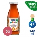 3x SALVEST Põnn BIO Šťava mrkvová s dužinou 240 ml