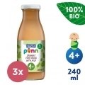 3x SALVEST Põnn BIO Šťava hrušková s dužinou 240 ml