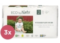 3x ECO BY NATY Plienky jednorazové 2 (3-6 kg) 33 ks